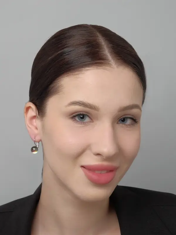 Серьги со стразами &laquo;Радужный день&raquo;, шарик гранёный, миксы