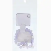 Браслет "Цветы Незабудки" шар №8, цвет фиолетовый