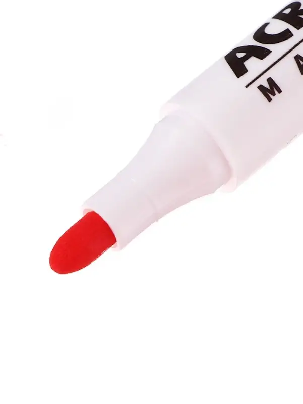 Набор акриловых маркеров, 12 цветов, в пластиковом тубусе