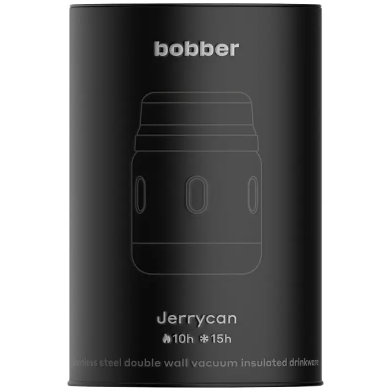 Термос для еды Jerrycan 470, вакуумный, стальной зеркальный