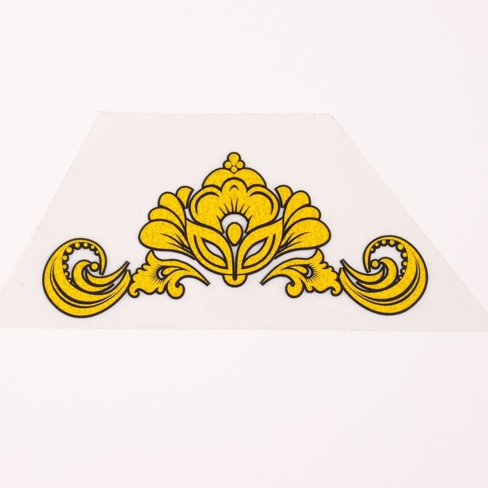 Термотрансфер «Хохлома вензель золотой», набор 10 шт. Термотрансфер «Хохлома вензель золотой», набор 10 шт.