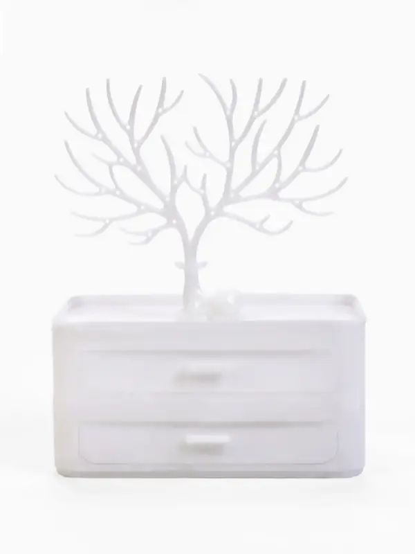 Подставка универсальная «Олень», 2 яруса, квадратная подставка,17×11×24.8 см, белая Подставка универсальная «Олень», 2 яруса, квадратная подставка,17×11×24.8 см, белая