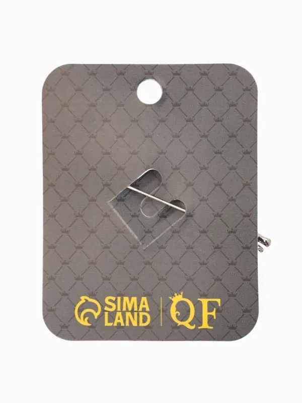 Брошь &laquo;Балерина&raquo;, бело-голубая в серебре