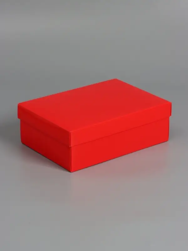 Коробка складная, крышка-дно, красная, 24 х 17 х 8 см