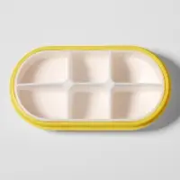 Таблетница Pill Box, 6 секций, 10&times;5.5&times;3 см, МИКС