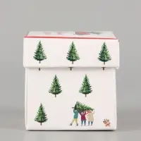 Коробка подарочная новогодняя &laquo;С новым годом&raquo;, 6.5&times;6.5&times;6.5 см