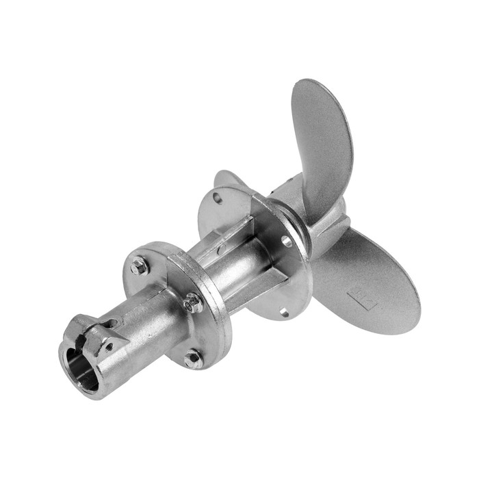 Насадка на триммер ТУНДРА, лодочный мотор, посадочное место 26 мм, шкив 9 зубьев