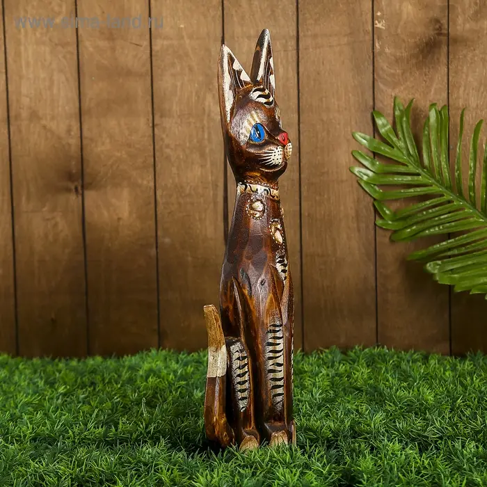 Сувенир «Кошка», 35 см, дерево