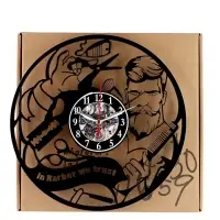 Часы настенные интерьерные &laquo;Барбершоп&raquo;, бесшумные, плавный ход, 30&times;30 см, от батарейки 1&times;АА