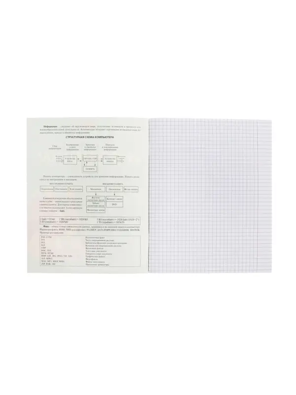 Предметная тетрадь по информатике Hatber &laquo;Мой любимый предмет&raquo;, 48 листов, в клетку, со справочным материалом, обложка из мелованного картона