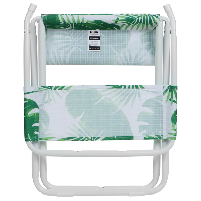 Стул складной Nika, 38 х 36 х 65 см, принт тропические листья