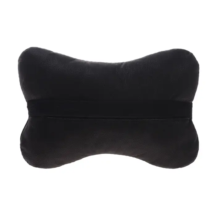 Подушка автомобильная косточка, на подголовник, лен, коричневый, 16х24 см Подушка автомобильная косточка, на подголовник, лен, коричневый, 16х24 см