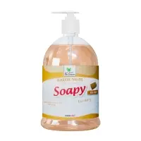 Жидкое мыло "Soapy" хозяйственное с дозатором 1000 мл. Clean&Green CG8097