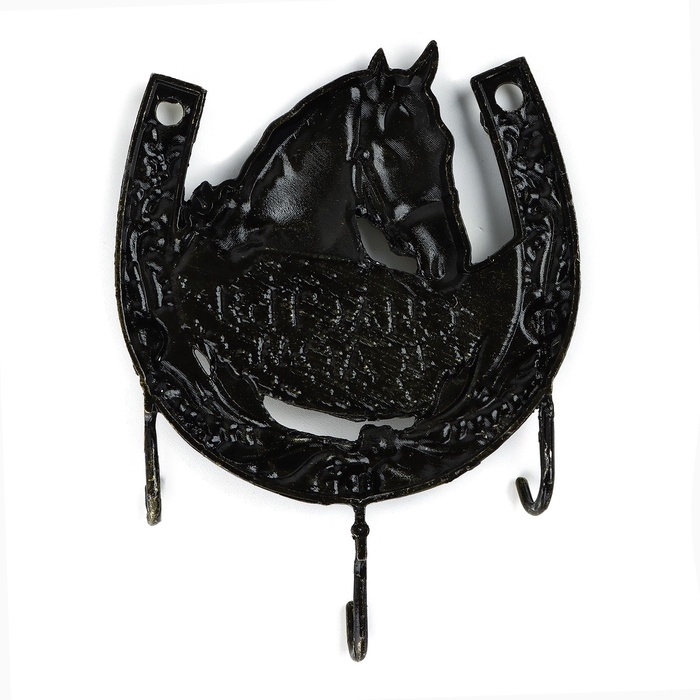 Ключница настенная «Счястья в дом», лошадь, 9 х 10.1 см Ключница настенная «Счястья в дом», лошадь, 9 х 10.1 см