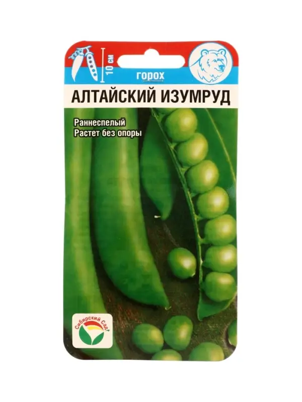 Семена Горох Алтайский Изумруд 5г