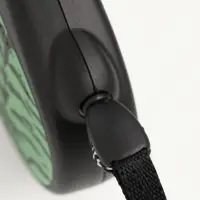 Рулетка Flexi Safari S, 5 м, трос, до 12 кг, green Tiger