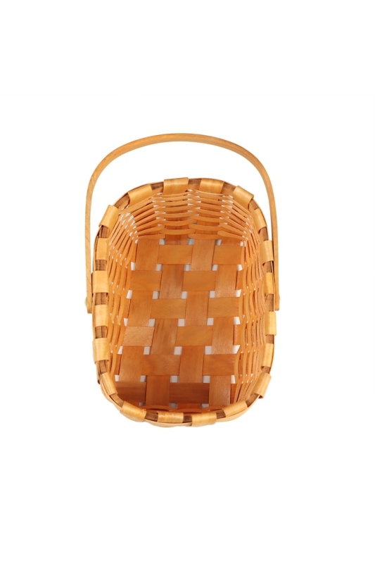 Корзина плетёная, 22×16×12 см, ручка h=15 см, ива, натуральный цвет Корзина плетёная, 22×16×12 см, ручка h=15 см, ива, натуральный цвет