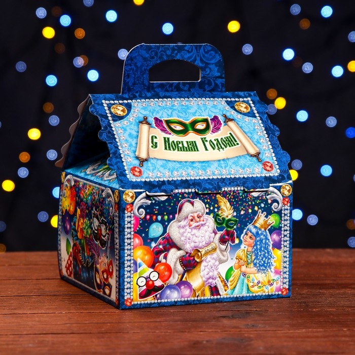 Подарочная коробка Подарочная коробка "Маскарад" 16 х 16 х22 см.