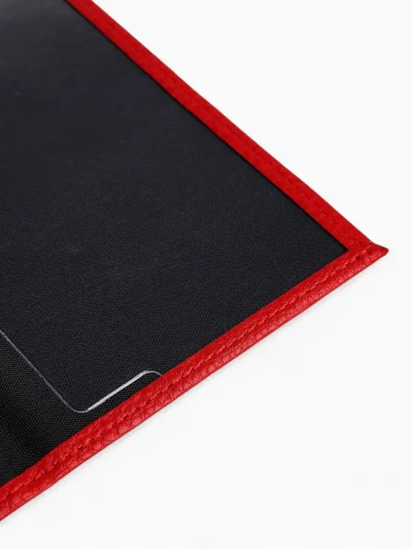 Обложка для паспорта, с гербом, красная