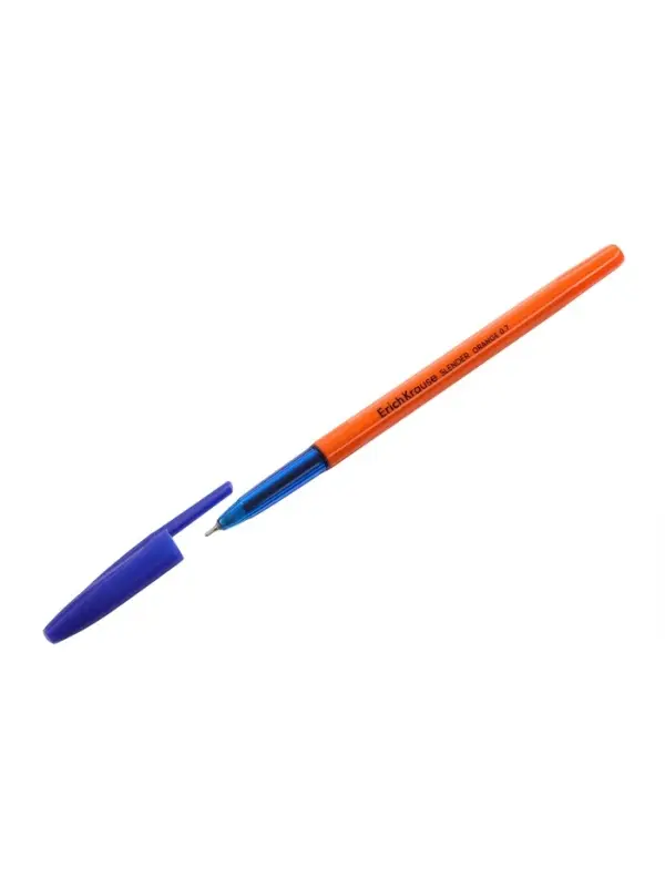 Ручка шариковая ErichKrause Slender Stick Orange, Super Glide, 0.7 мм, синяя Ручка шариковая ErichKrause Slender Stick Orange, Super Glide, 0.7 мм, синяя