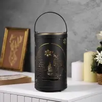 Светодиодная фигура &laquo;Лесная поляна&raquo;, 12.3&times;21 см, 1 LED, от батареек АААх3, свечение тёплое белое