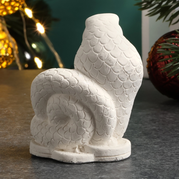 Новый год. Символ 2025. Фигура для раскраски  Новый год. Символ 2025. Фигура для раскраски "Змея Инь-Ян" 6х5х4см