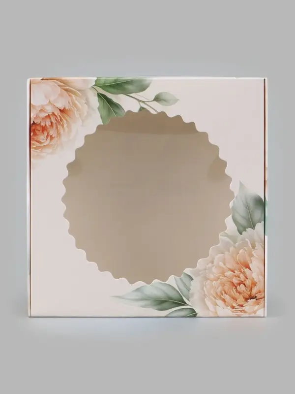 Коробка подарочная самосборная с окном &laquo;Счастливых моментов&raquo;, 11.5&times;11.5&times;3 см