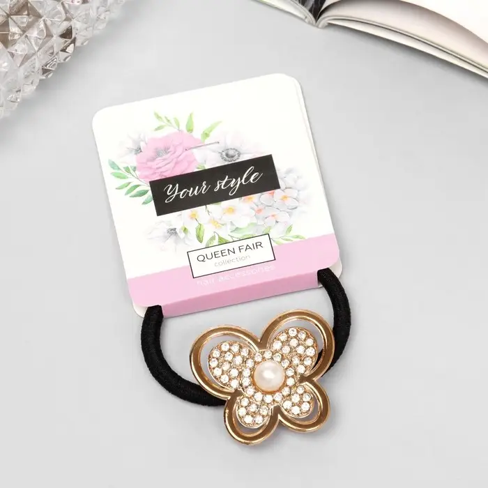 Резинка для волос Резинка для волос "Имоджин" бабочка, 5 см