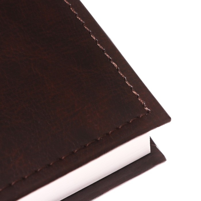 Ежедневник недатированный А5, 160 листов  Ежедневник недатированный А5, 160 листов "Небраска", тёмно-коричневый