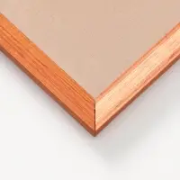 Фоторамка дерево 50х70 см, орех №2 (пластиковый экран)