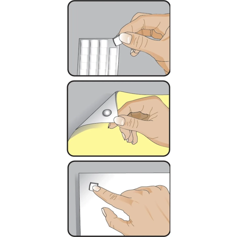 Клеевые подушечки масса KORES Gum Fix удаляемая 84 шт/уп 31600