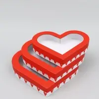 Набор коробок 3 в 1 &laquo;Любовь&raquo;, 28 х 5 см, 32 х 5,5 см, 35 х 6 см