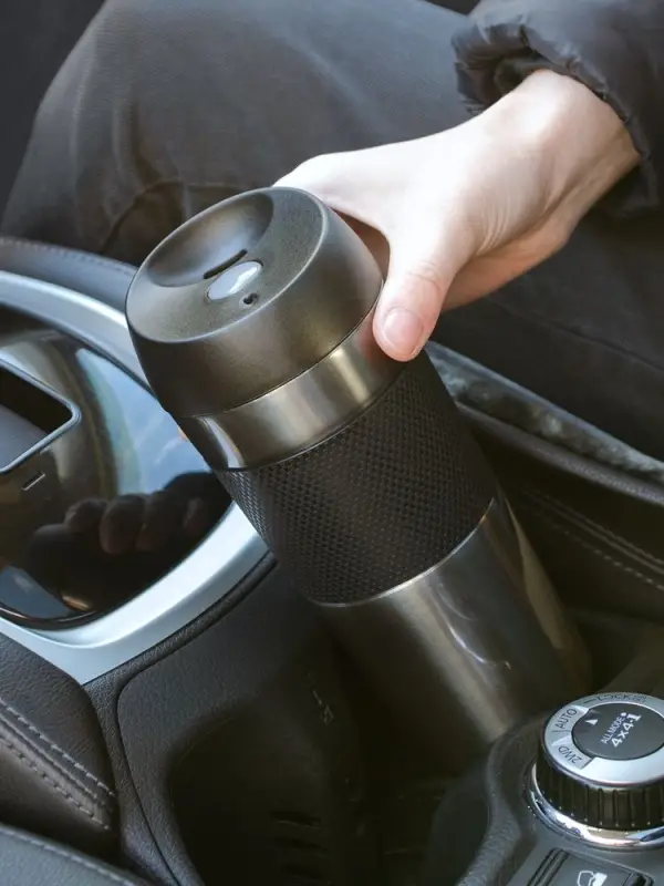 Термостакан Solingen Grip, серо-стальной Термостакан Solingen Grip, серо-стальной