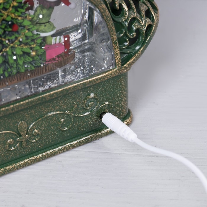 Светодиодная фигура «Ёлка с детьми и ёлкой» 23 × 29 × 9.5 см, пластик, батарейки ААх3 (не в комплекте), USB, свечение тёплое белое Светодиодная фигура «Ёлка с детьми и ёлкой» 23 × 29 × 9.5 см, пластик, батарейки ААх3 (не в комплекте), USB, свечение тёплое белое