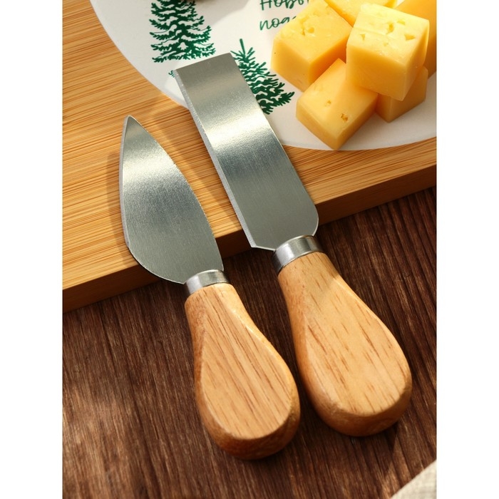 Новый год. Набор для подачи сыра «Новый год подарит сказку», 18 х 36 см Новый год. Набор для подачи сыра «Новый год подарит сказку», 18 х 36 см