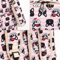 Рюкзак школьный &laquo;Собачки&raquo;, с пеналом,29&times;12&times;41 см, розовый