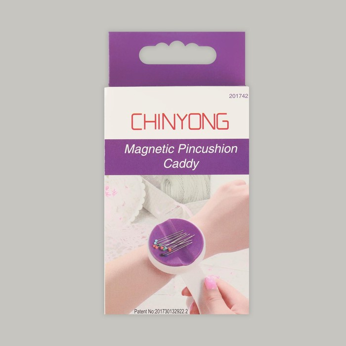Игольница магнитная на руку, 25 &times; 5,7 см, цвет МИКС