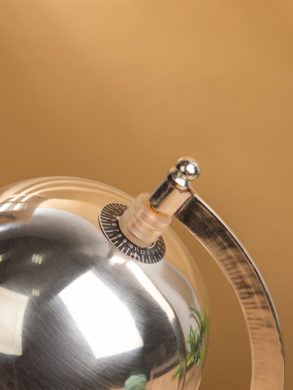 Глобус сувенирный Глобус сувенирный "Жемчуг" 12,5х15х25,5 см, стекло, дерево