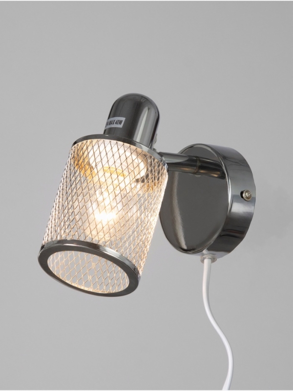 Спот "Анрия" 1хЕ14 40Вт хром 14х8х12 см