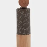 Кофемолка механическая Доляна &laquo;Робуста&raquo;, 21&times;5.5 см, пластик, светлое дерево