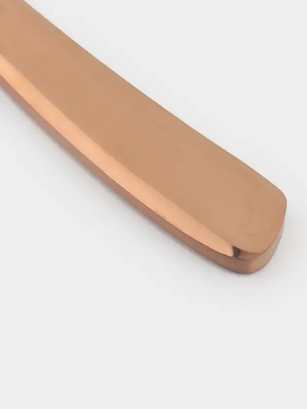 Нож столовый Magistro &laquo;Эми&raquo;, длина 22.5 см, на подвесе, нержавеющая сталь, цвет бронзовый