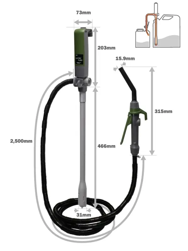 Насос электрический для перекачки жидкостей (12V/220V) SMART SP2010EP