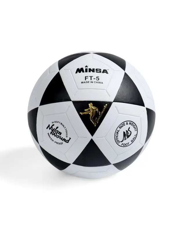 Мяч футбольный MINSA, PVC, машинная сшивка, 32 панели, р. 5