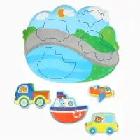 Игрушки резиновые для купания Крошка Я &laquo;Машинки&raquo;, пазл, развивающие игрушки