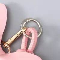 Брелок на карабине "Бабочка с узлом" розовый 13,5х9,5х2,5 см