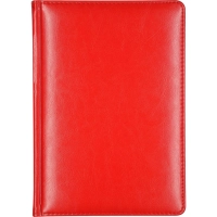 Ежедневник недатированный красн,А5,145х205мм,136л, Sidney NEBRASKA 3-128/08