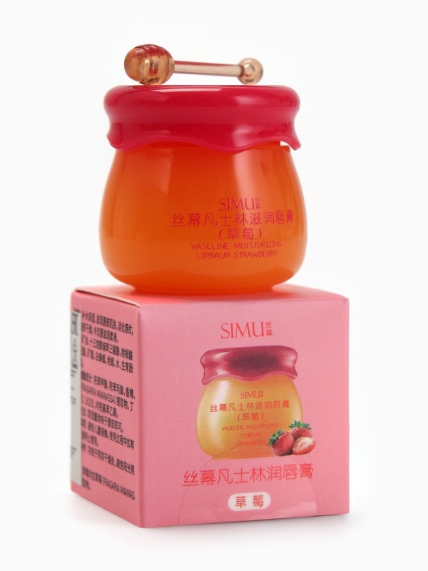 Увлажняющий бальзам для губ с клубникой Увлажняющий бальзам для губ с клубникой