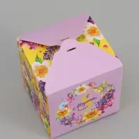 Коробка подарочная складная, упаковка, &laquo;С 8 Марта&raquo;, 12&times;12&times;12 см