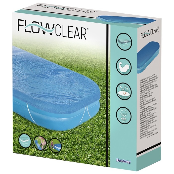 Тент для надувных бассейнов размером 262 х 175 см, 58319 Bestway Тент для надувных бассейнов размером 262 х 175 см, 58319 Bestway