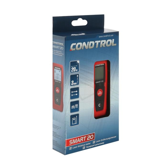 Лазерный дальномер CONDTROL Smart 20 1-4-096, 0,2-20 м, ±3 мм Лазерный дальномер CONDTROL Smart 20 1-4-096, 0,2-20 м, ±3 мм